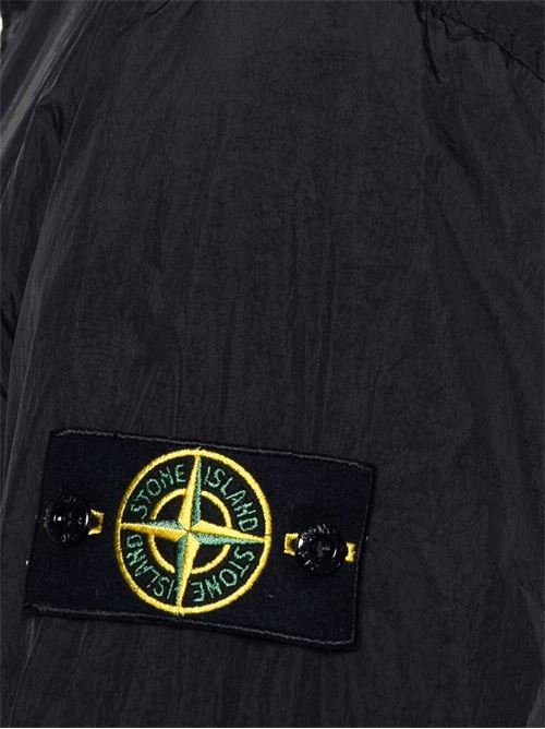 Navy blue front press-stud jacket STONE ISLAND | 154100092S0A23V0020